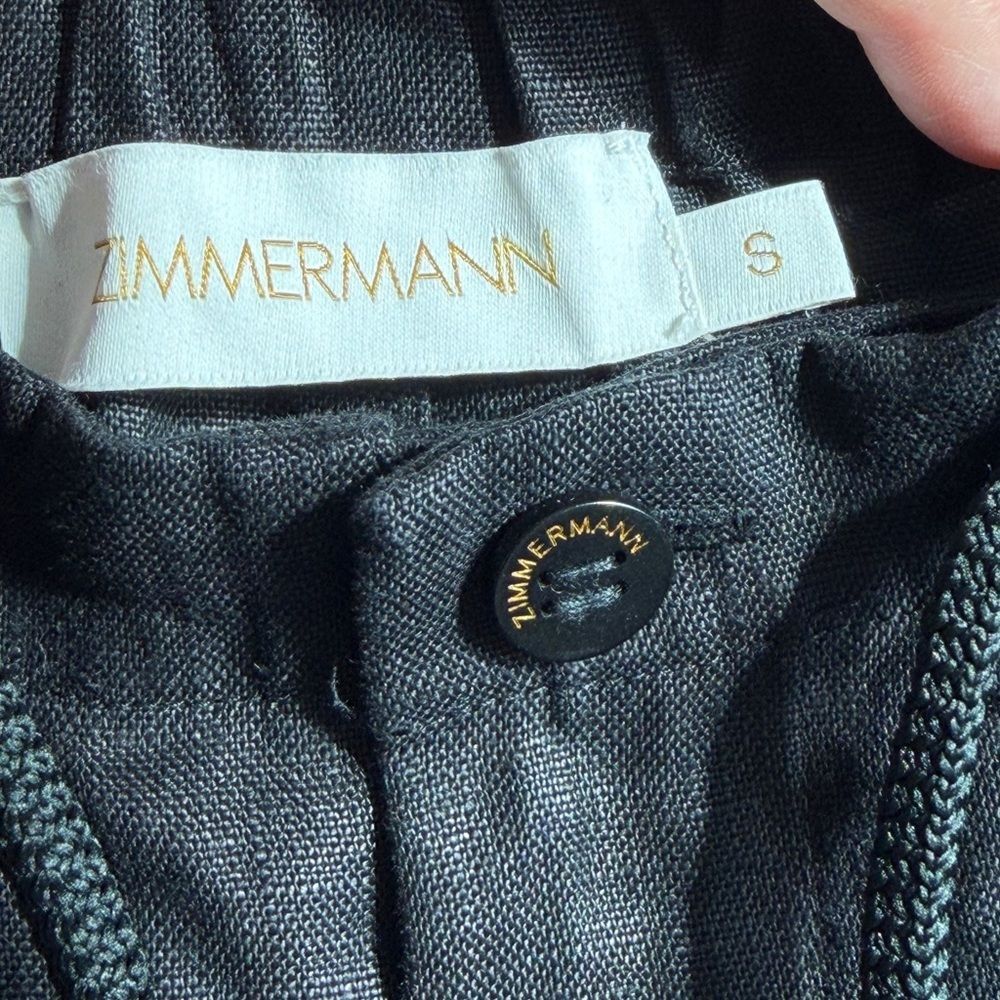 Zimmermann Linen Drawstring Pants S - Picture 6 of 8